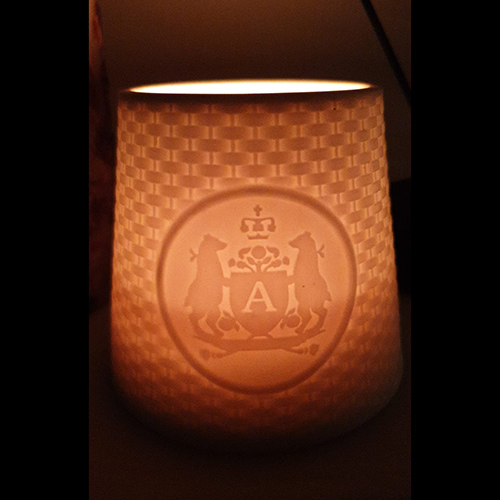 Dysktretne światło świecy Atkinsons1799